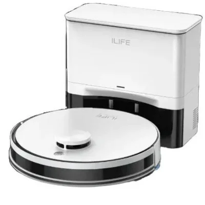 ILIFE A30 Pro Robot Vacuum and Mop with Self-Emptying Station - White